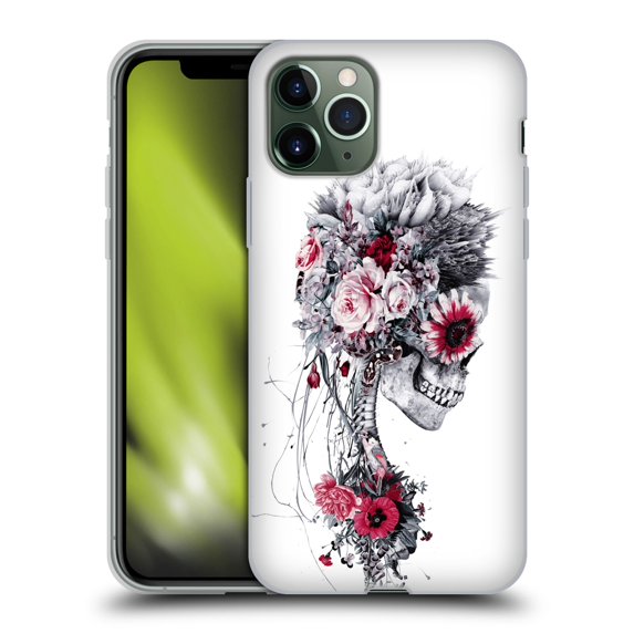 Head Case Designs Officially Licensed Riza Peker Skulls 6 Bride Soft Gel Case Compatible with Apple iPhone 11 Pro