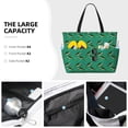 thumbnail image 3 of Fuzoiu Bass Fish Print Waterproof Beach Tote Bag for Women Girls with Zipper,Sandproof Pool Swim Bag,Large Capacity Beach Travel Bag for Pool Swim Travel Everyday, 3 of 7
