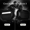 thumbnail image 2 of Cool Armor for AirPods 3 Case, Shockproof AirPod Gen 3 Cases iPod 3 Earbuds Hard Cover for Men Women Compatible with Apple Air Pod 3rd Generation Cha, 2 of 5