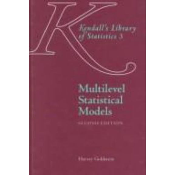 Pre-Owned Multilevel Statistical Models (Hardcover) 0340595299 9780340595299