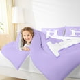 thumbnail image 4 of Erosebridal Personalized Letter H Comforter Sets Full Size,Monogrammed Theme Comforters & Duvets,Ribbon Bow Knot Bedding Full Comforter Set,Ultra Soft Bedroom Decor,3-Piece, 4 of 7