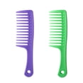 thumbnail image 1 of 2 peines de dientes anchos para cabello rizado, cabello largo, cabello mojado, peine desenredante, peine para el cabello, 1 of 5