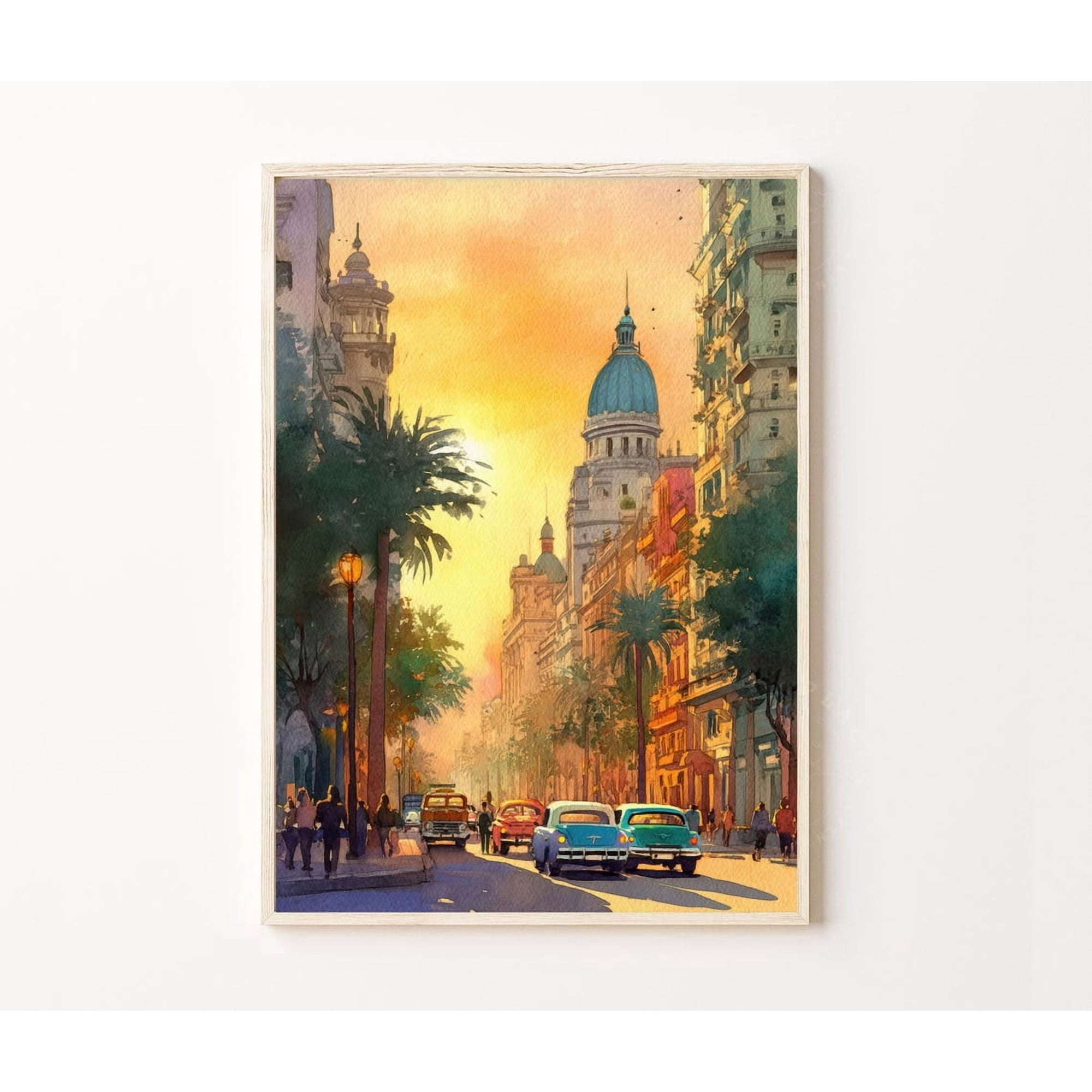 Buenos Aires Argentina Scenic Home Decor Unframed Paper Print