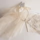 thumbnail image 1 of Velo de corona para niña, lindo, exquisito, cómodo, ligero, resistente a la decoloración, velo para niños para fiesta, boda, color beige, 1 of 5