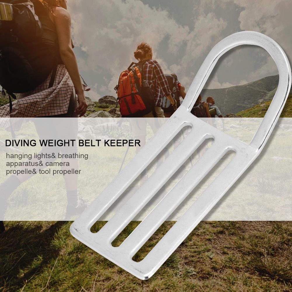 Greensen DRing Weight Belt Keeper,Diving DRing Stainless Steel Weight