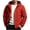 Red, variant on Mens Rain Jacket Lightweight Solid Color Windproof And Waterproof Zipper Parka Coat Athletic Coat Hooded Outwear Winter Fall Outerwear with Pockets
