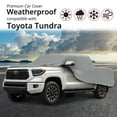 thumbnail image 2 of CarCovers Weatherproof Truck Cover & Warranty Compatible with Toyota 2006-2024 Tundra CrewMax 5.5' & Shell- Outdoor Cover Theft Cable Lock Truck Accessories Better Than Waterproof, 2 of 9