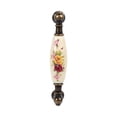 thumbnail image 1 of Knob,Vintage Flower Ceramic Bronze Ultimate Comfort, 1 of 5