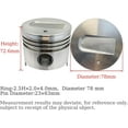 thumbnail image 3 of S4L Engine Overhaul Rebuild Kit For Mitsubishi S4L S4L2 Engine MM35T MM40CR MM40T Loader For LT360D CAT 304CR Excavator MT271 MT311 31A17-07100 31A17-08400, 3 of 9