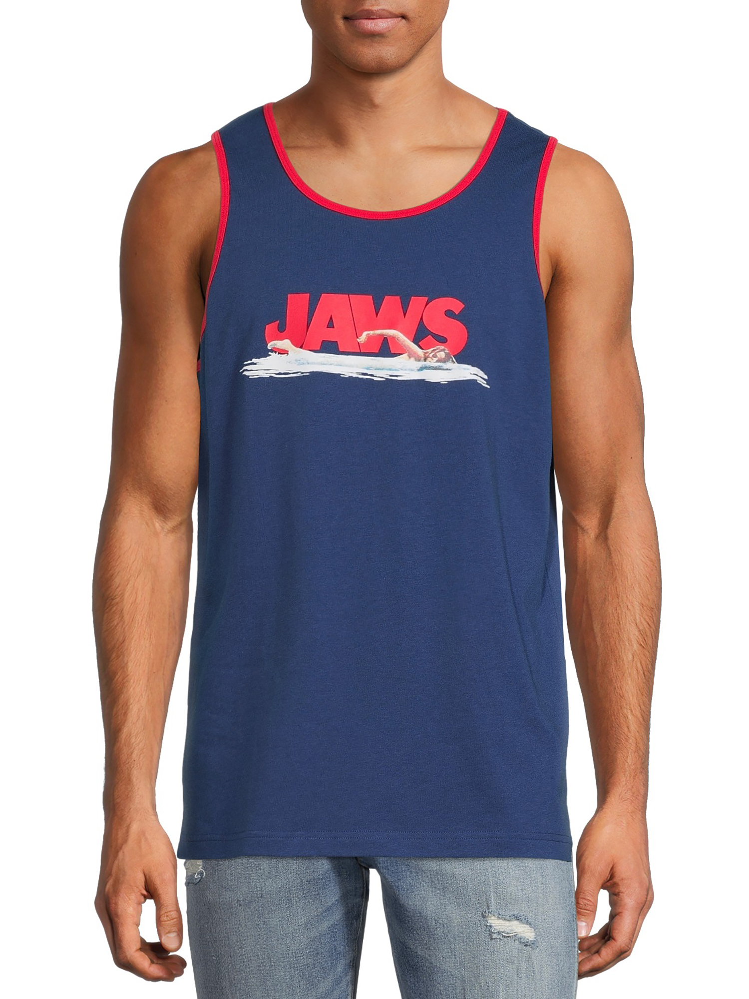 Universal by Jaws Sleeveless Graphic Print Tank Top (Men's or Men's Big & Tall) 2 Pack - image 2 of 9