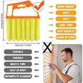 thumbnail image 6 of HEJULIK 4Pcs Handheld Mini Blinds Cleaner Blinds, Curtain Tools Cleaning Brush Air Conditioning Vents Dusting Brush Car Vents, 6 of 7