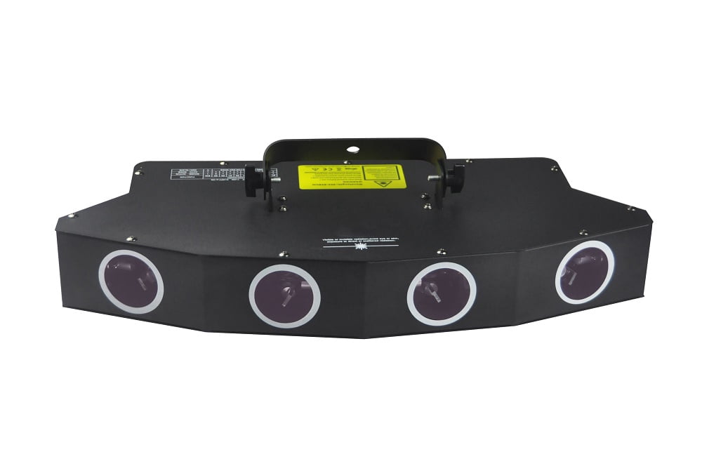 1.8W RGB Laser Projector 4-Lens  Beam Stage Light DJ Lighting for Club Event Show