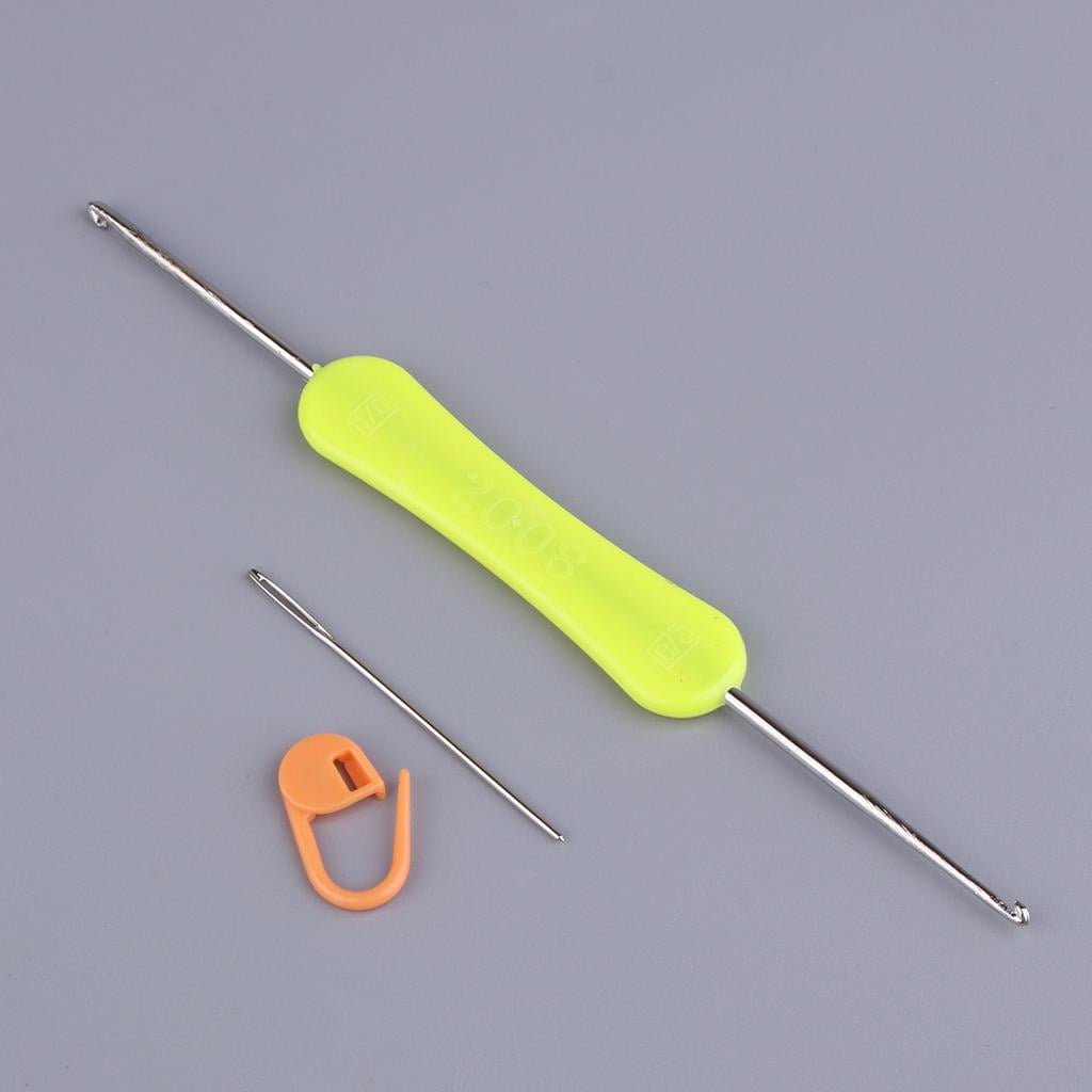 GUOOL 3 pieces Knitting Set Crochet Weaving Kit Ornament Cute Handcrafts Colorful Dolls Making Decorative Crafts DIY Beginners Accessories