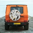 thumbnail image 5 of Goofa Animal Bird Pattern Universal Tire Cover for Jeep, SUV, Truck, and Trailer – Waterproof, UV-Resistant,Easy to Install, Fits 14"-17" Tires-14 inch, 5 of 5