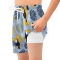 thumbnail image 4 of joogoo Toucan Palm Leaves Boys Swim Trunks Beach Swimsuit Shorts Boxer 5-6T, 4 of 8