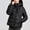 Black, variant on Hoode Puffer Coats for Women 2024 Winter Long Sleeve Zip Up Quilted Jacket with Pockets Lightweight Padded Warm Outerwear
