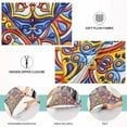 thumbnail image 5 of Coolnut Mexican Talavera Ceramic Plush Pillowcase, Luxury Soft King Pillow Case for Hair and Skin, Standard Size Pillow Covers with Zipper Closure, 20x26in Home Decor Gifts, 5 of 7