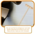 thumbnail image 6 of NUOLUX Sandbox Rake Crafts Sandbox Rakes Beige Bamboo 6Pcs For Wave and Path Creation on Sand, 6 of 6