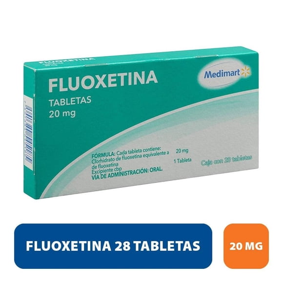 Fluoxetina Medimart 20 mg, 28 tabletas