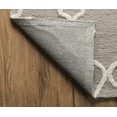 thumbnail image 4 of Linon Trio Geo Hand Tufted Polyester 1'10"x2'10" Rug in Gray, 4 of 5