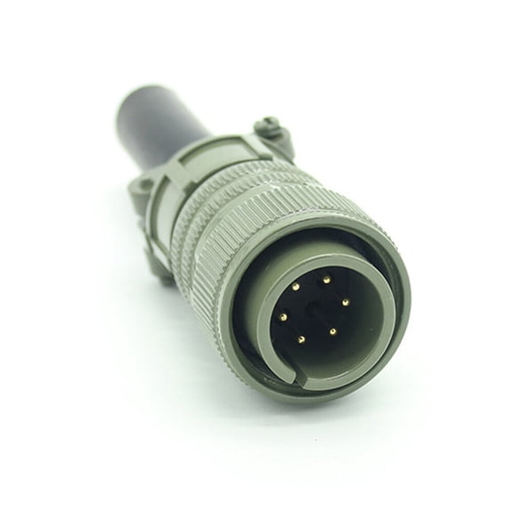 6 Pin Metal Plug and Clamp S12020-27 Connector for Linc. TIG MIG Welder