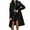Black(Trending), variant on Mingw Winter Trench Coats for Women Double Breasted Long Wool Blend Coat Slim Fit Elegant Timeless Pea Coats,S,Black