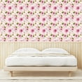 thumbnail image 3 of Ambesonne Floral Peel & Stick Wallpaper for Home, Pinkish Peony Rose Flowery, 13"x36", Blush Apple Green Ivory, 3 of 5