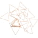 thumbnail image 1 of 20 piezas colgantes de pendientes con forma de triángulo geométrico DIY pendientes de gota Triángulo de oro 24 mm, 1 of 9