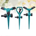thumbnail image 3 of 1 Set of 3Pcs Floor Inserted Lawn Sprinkler Garden Watering Automatic Rotary Nozzle Equipment Gardening Irrigation Tool, 3 of 4