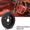 thumbnail image 2 of Steering Wheel Hub Adapter Boss Kit,Aluminum Black 0.5 Inch Steering Wheel Adapter Steering Wheel Boss Kit Innovative Solution, 2 of 5