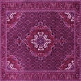 thumbnail image 1 of Ahgly Company Indoor Square Persian Pink Traditional Area Rugs, 4' Square, 1 of 4