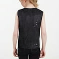 thumbnail image 4 of Mgmyaa Kids Sequin Vest Double Sided Performance Top Sleeveless Shimmering Applique Tank 1-16Y, 4 of 4