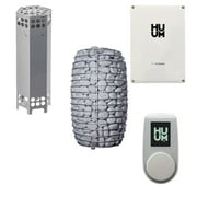HUUM Hive Mini 6 kW Sauna Heater with UKU WiFi White - Sauna Stones & Air Tunnel Included