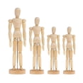 thumbnail image 1 of Miangastore Drawing Figure Model Bamboo 4Set 5.5 Inch, 1 of 8