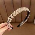 thumbnail image 4 of HomeKingdee Woven Braided Headbands for Women with Non-Slip Teeth - Sweet Style Hair Accessory for Daily Wear, Face Washing, Parties and Sports Activities, 4 of 6