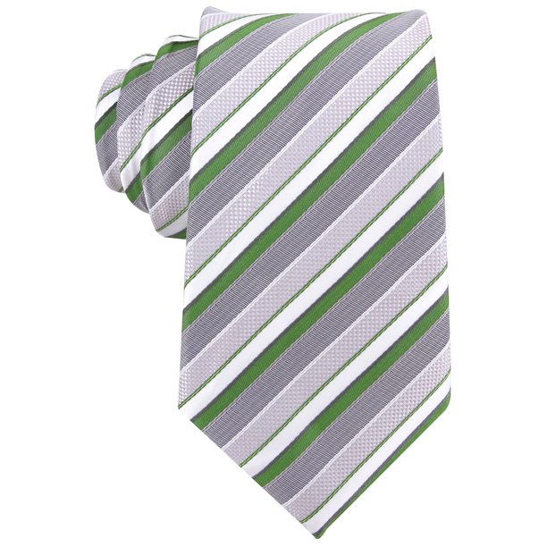 green and grey ties