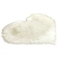thumbnail image 2 of Neinkie Heart Shaped Soft Faux Sheepskin Fur Area Rugs for Home Sofa Floor Mat Plush Fluffy Faux Sheepskin Area Rug Plush Carpet Fur Room Mat for Home Sofa Floor Decor, 2 of 7