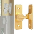 thumbnail image 4 of Pestillo para puerta de granero, cerradura de seguridad para el hogar, herrajes de aleación de zinc, pestillo para puerta corrediza Oro de 90 grados, 4 of 8