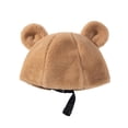 thumbnail image 3 of Moda Invierno Unisex Oso Oreja Cubo Sombrero Felpa Pescador Sombrero Suave Cálido Lavabo Sombrero Mullido Pesca Sombrero Sweethay AP007250-01, 3 of 5