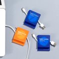 thumbnail image 4 of Neinkie 2Pcs Cable Management Charging Cord Organizer Phone Cord Holder Retractable Cable Reels Small Winder Case for USB Cable Headset Cord Mouse Wire Charger Cable, 4 of 7