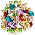 thumbnail image 1 of Yazoeia 50 Pcs Mix Shapes Sew On Crystal Rhinestone, Claw Flatback Crystal Rhinestones, Flatback Claw Setting Glass Sew On Crystal Rhinestone for DIY Crafts, Clothes, Costume, Dress, and, 1 of 5