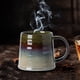 thumbnail image 5 of Taza de café de cerámica con gradiente, taza de café creativa con gradiente E, 5 of 5