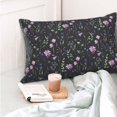 thumbnail image 4 of KLL Watercolor Wildflower 1 Pillow Covers Envelope Closure,Super Soft and Cozy Fuzzy Fleece Pillow Case Cover 20"x30", 4 of 5