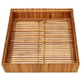 thumbnail image 6 of vidaXL 59.1" x 11.8" x 9.8" Brown Solid Acacia Wood Planter Boxes, 6 of 63