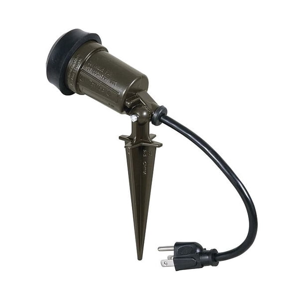 Hubbell Incandescent Bronze Landscape Stake Light SL101B