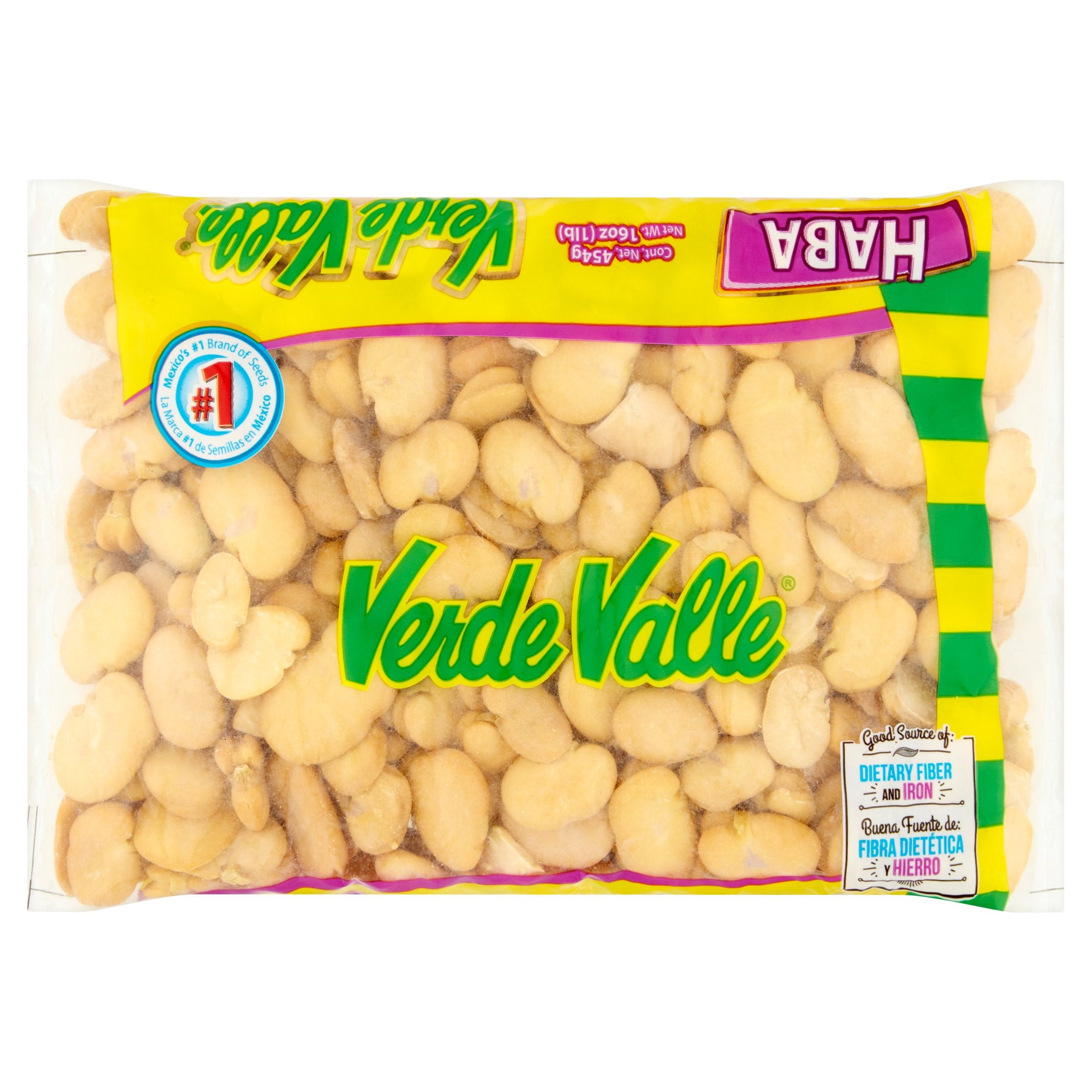 (4 pack) Verde Valle Broad Bean Rich in Dietary Fiber and Iron
