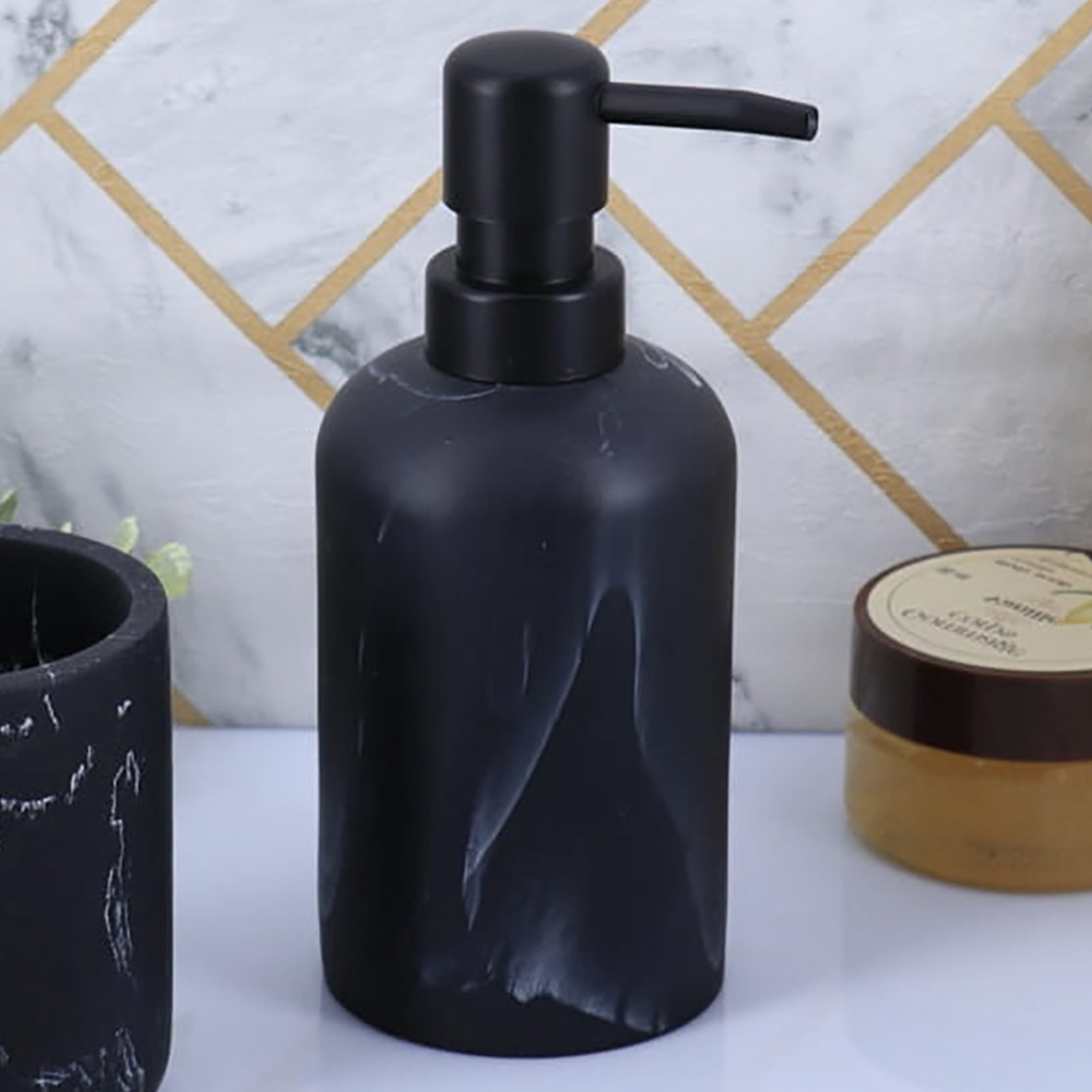 Evideco French home goods New Marble Matte 10 oz Commercial Soap & Lotion Dispensers