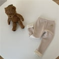 thumbnail image 3 of Leggings de invierno para niñas, pantalones de algodón, pantalones para niños, pantalones para niñas, pantalones ajustados elásticos y gruesos para niños de 1 a 6 años, 3 of 5