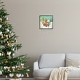 thumbnail image 2 of Stupell Industries Puppy On Sled Christmas Gifts Holiday Painting Black Framed Art Print Wall Art, 2 of 7