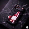 thumbnail image 6 of 3D Sneaker-Inspired Shoe Streetwear Fashion Black-Red iPhone 14 Pro Bumper Shockproof Case, 6 of 13